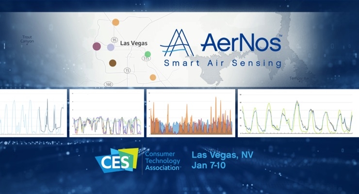 AerNos Deploys Multiple Outdoor Air Quality Monitoring Sensors in Las Vegas During CES 2020