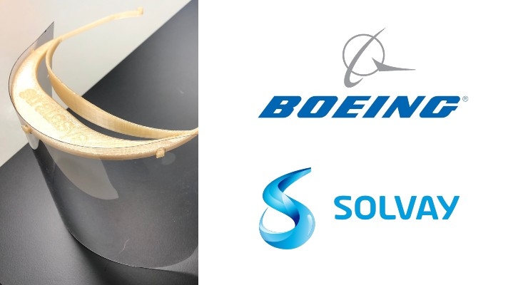 Solvay, Boeing Partner for COVID-19 Face Shields