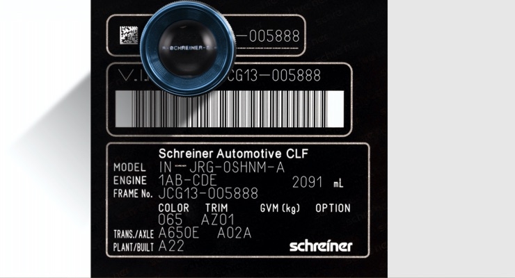 Schreiner ProTech releases anti-counterfeiting film