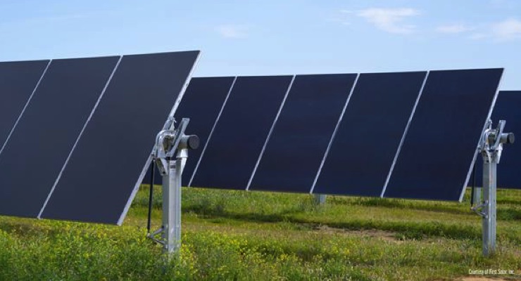 Geronimo Energy, First Solar Sign 415MW Series 6 Framework Supply Agreement
