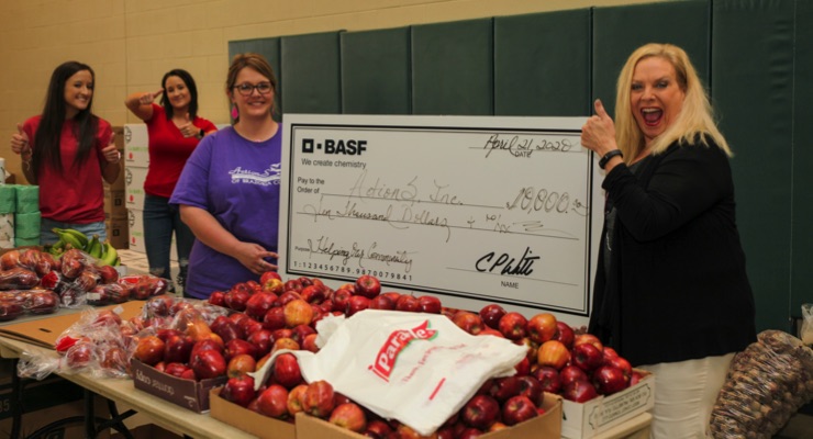 BASF Donates $10,000 to ActionS, Inc. to Support Senior Citizens