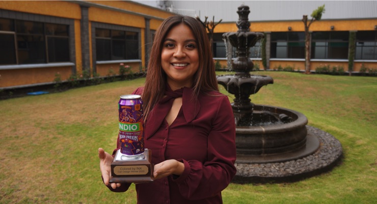 Crown Brand Building Packaging of Mexico Wins Colored by INX Can Design Contest 