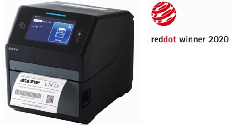 SATO Wins Red Dot Award for Smart Desktop Label Printer