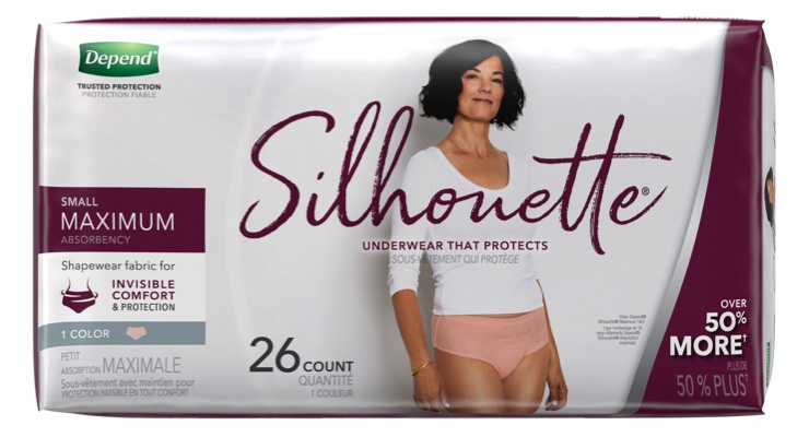 Kimberly Clark Depend Silhouette Active Fit Incontinence Underwear for  Women — Grayline Medical