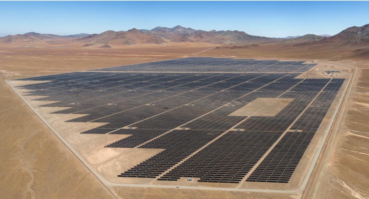 First Solar Power Plant in Chile is World’s First to Deliver Grid Services