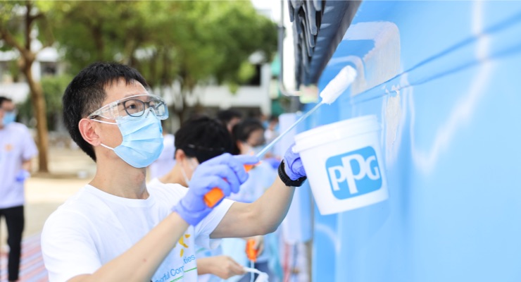 PPG Completes COLORFUL COMMUNITIES Project at Zhangjiagang White Cloud Primary School