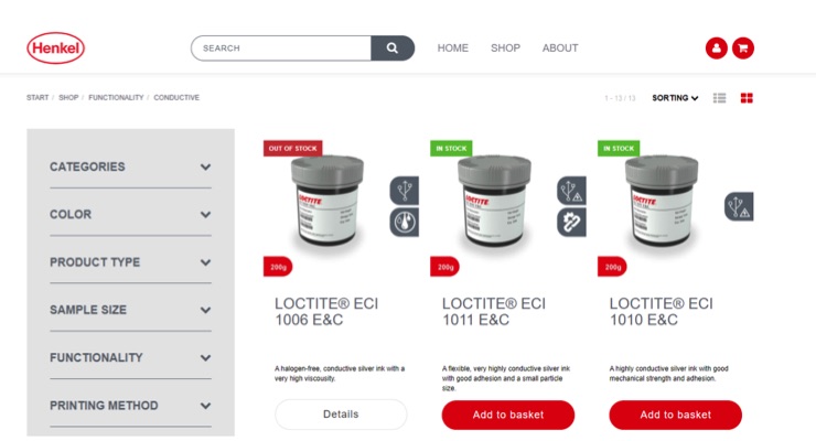 Henkel Launches Loctite B2B Online Shop for Printed Electronics Product Samples