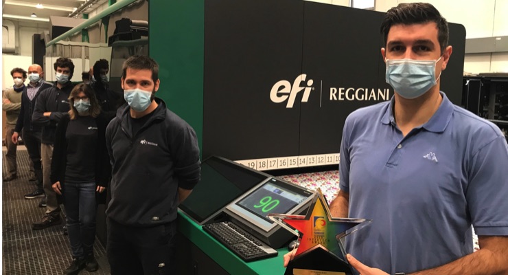 EFI Reggiani BOLT Textile Printer Receives InterTech Technology Award