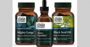Gaia Herbs Launches Line of Plant-Based Respiratory Wellness Supplements