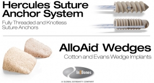 In2Bones Launches Hercules Suture Anchors, AlloAid Wedges