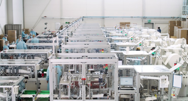 Autefa Solutions Offers Fully Automated Line for Protective Mask Production