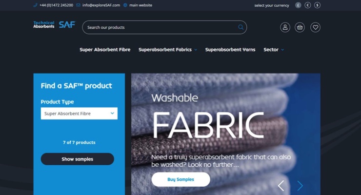 Technical Absorbents Launches Online Shop for Superabsorbent Samples