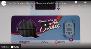 Ynvisible, Evonik and Epishine Showcase a Self-Powered Smart Signage Solution