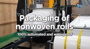 100% waterproof packaging of nonwoven rolls