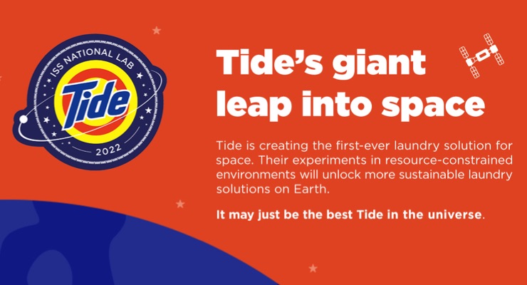 P&G’s Tide Is the First Laundry Detergent for Space