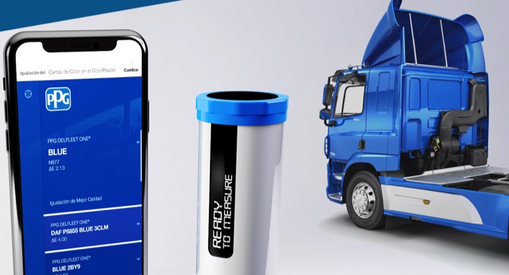 PPG Introduces Digital Color-Matching Device for Commercial Vehicles