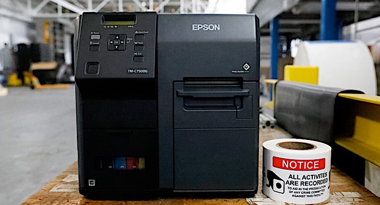 Reviewing the Epson C7500G printer