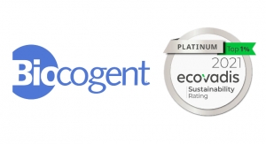 Biocogent Receives EcoVadis Platinum Medal
