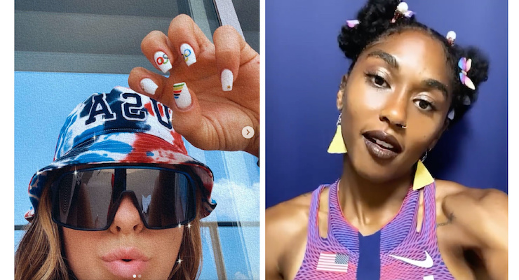 Olympic Athletes Embrace Beauty Trends