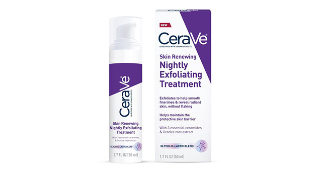 CeraVe Launches Skin Renewing Nightly Exfoliating Treatment 
