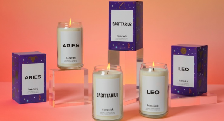 Homesick Candles Teams Up With The Astrotwins for Zodiac Home Fragrance