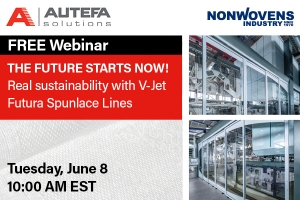 The future starts now! Real sustainability with V-Jet Futura spunlace lines