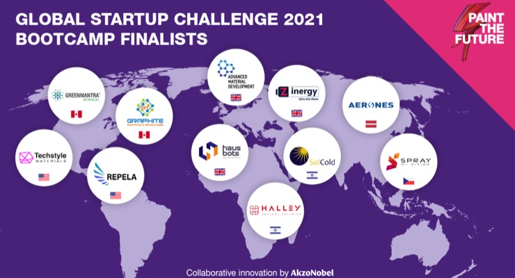 World’s Brightest Startups Join AkzoNobel’s Paint the Future Bootcamp