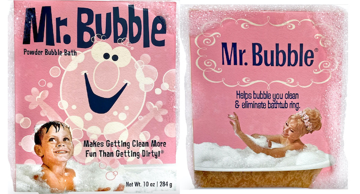 Mr. Bubble Brings Back Powdered Formula In 60s Retro Box