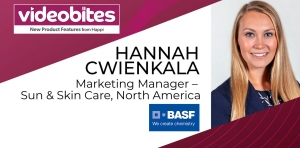 Happi Videobite: Hannah Cwienkala, North American Marketing Manager, Skin and Sun Care, BASF