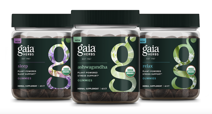 Gaia Herbs Launches Line of Botanical Gummies Targeting Relaxation 