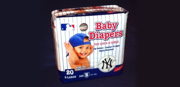 MLB team baby diapers take a big swing