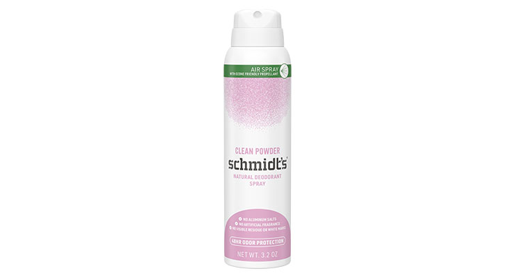 Schmidt’s Launches First-Ever Natural Deodorant Spray 