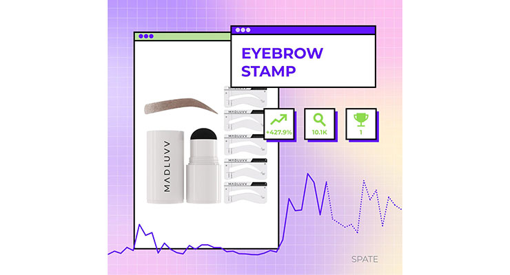 Eyebrow Stamp, Virtual Hair Color Experiments Drive Beauty Searches