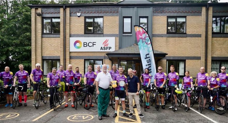 BCF Celebrates Gold Cycle Friendly Employer Award at 2022 Charity Cycle