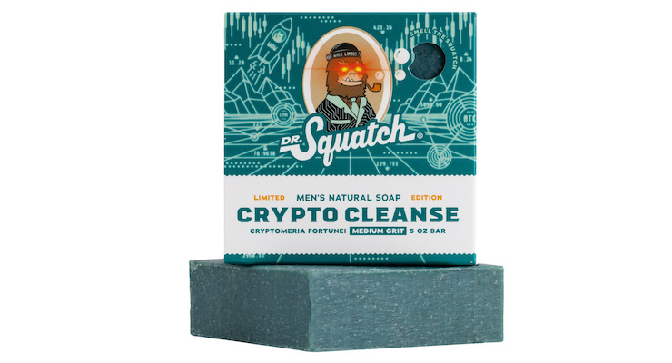 DR. Squatch Crypto Cleanse Medium Grit Men's Natural Soap - 5oz