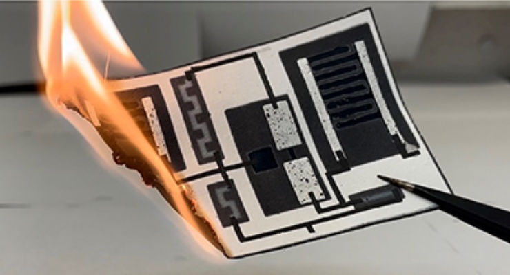 Disposable Electronics on a Simple Sheet of Paper
