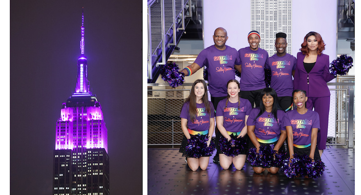 Sally Hansen Hosted an Empire State Building Lighting Ceremony