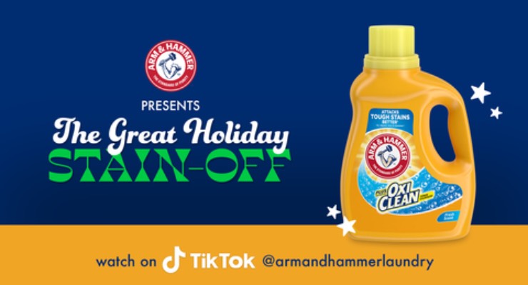 TikTok Campaign Features Arm & Hammer Plus OxiClean Laundry Detergent  