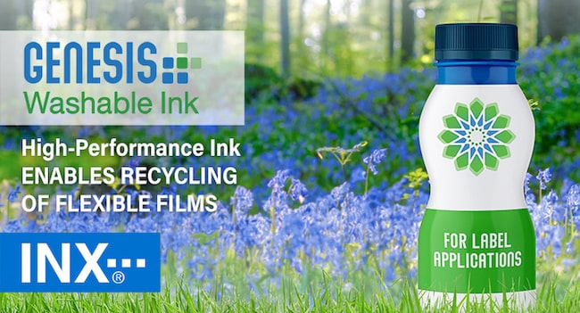   GENESIS™ washable inks enable the recycling of plastic films
