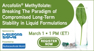 Arcofolin® Methylfolate: Breaking the Paradigm of Compromised Stability in Liquid Formulations
