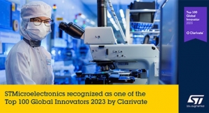 STMicroelectronics Recognized as Top 100 Global Innovator 2023