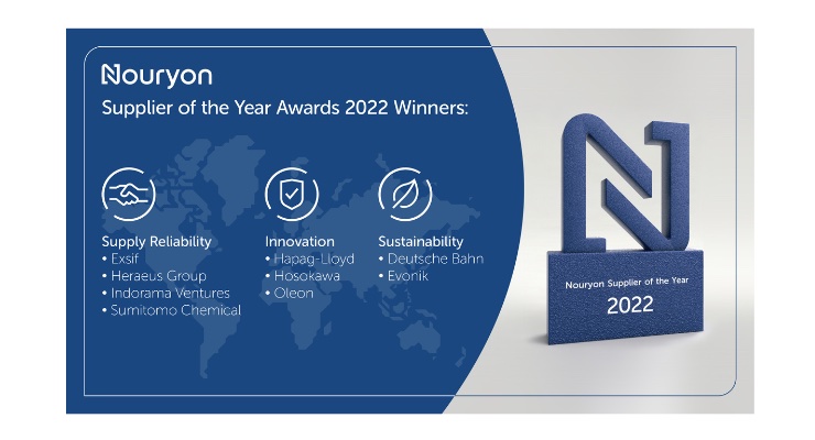 Nouryon Announces Recipients of 2022 Supplier of the Year Awards
