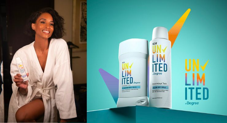 Degree Deodorant Partners with Ciara to Launch New Antiperspirant Line