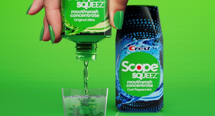 Scope Launches First Concentrated Mouthwash Scope Squeez