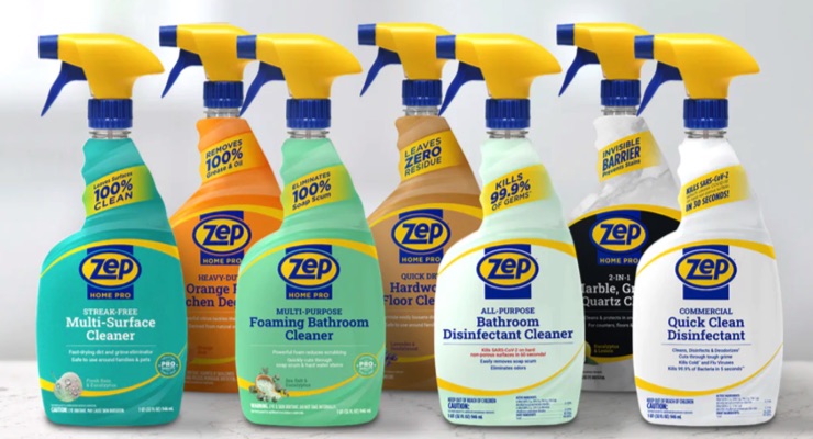Zep Glass Cleaner, Zep Cleaner, Zep Lubricant
