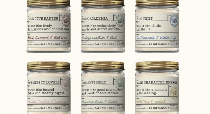 Anecdote Candles Partners with Barnes and Noble to Launch Book Lover Collection