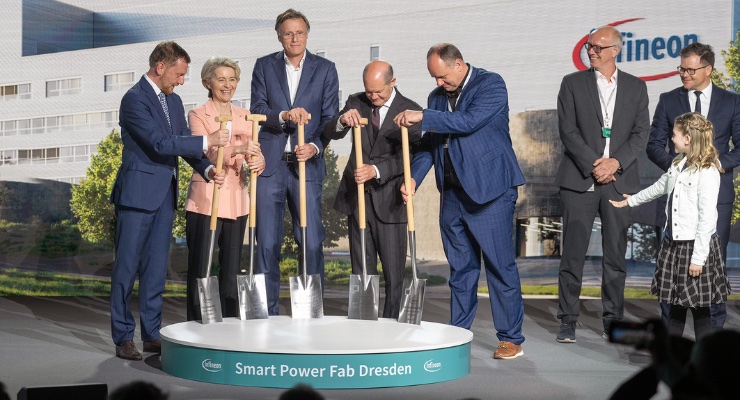 Infineon Breaks Ground for New Plant in Dresden