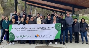Grand River Aseptic Manufacturing Diverts 30,357 lbs. of PPE from Landfill