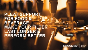 Gessner Offers Pleat Support for Food and Beverage