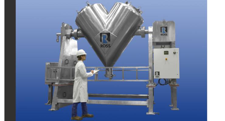 Ross Adds V Cone Tumble Blenders for High Accuracy Mixtures